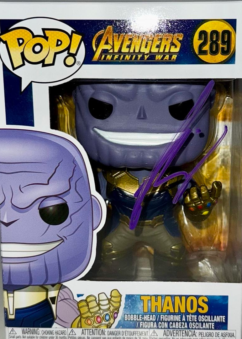 Josh Brolin Signed Funko Pop #289 "Thanos" (Avengers Infinity War) - JSA COA